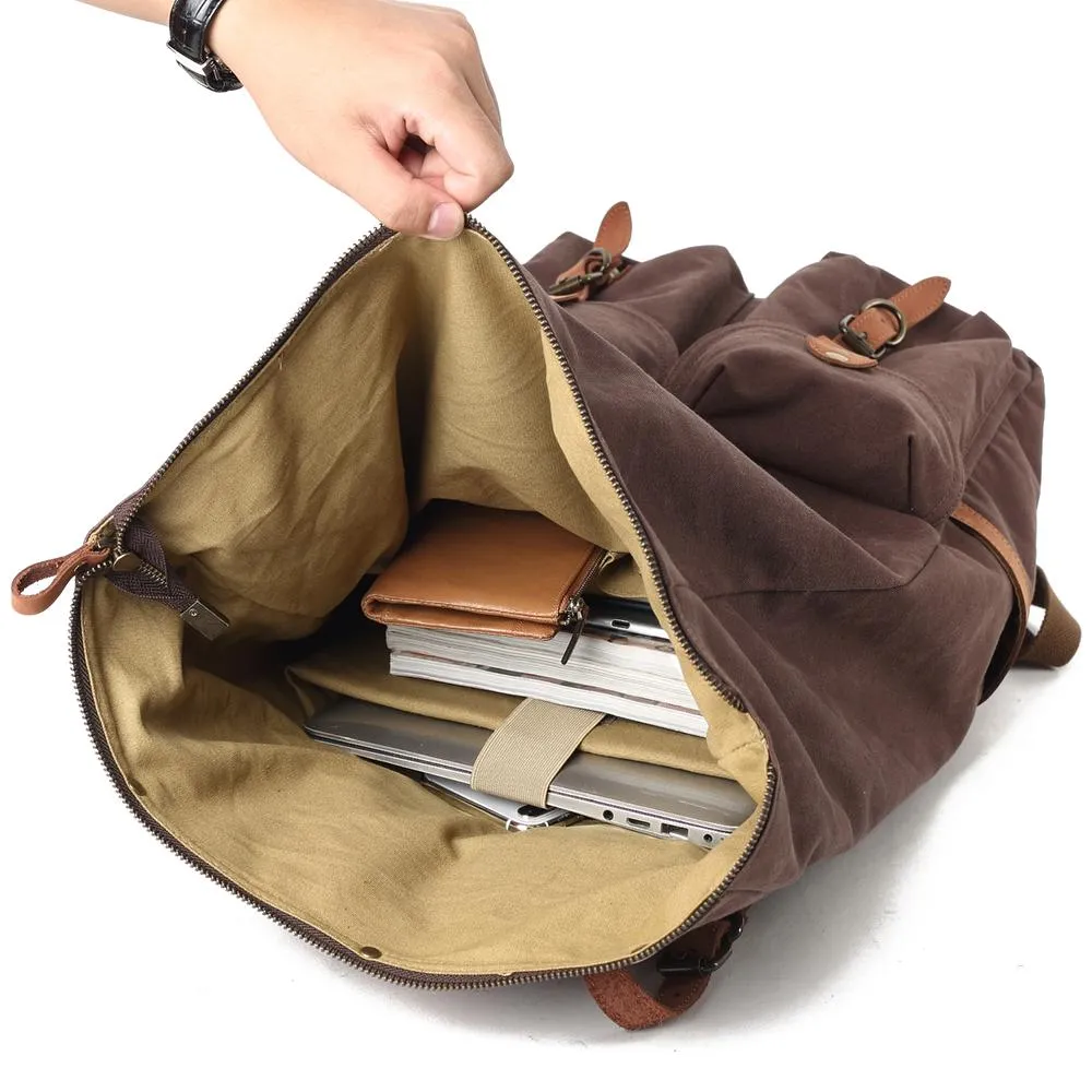 Canvas Laptop Rucksack | SVALBARD