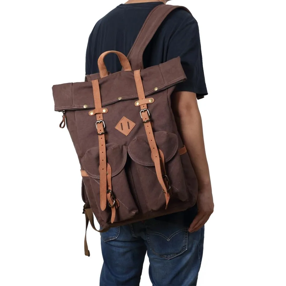 Canvas Laptop Rucksack | SVALBARD