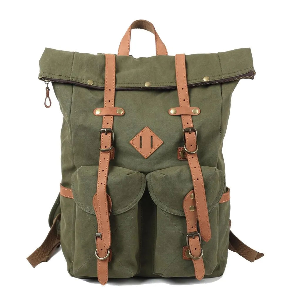 Canvas Laptop Rucksack | SVALBARD