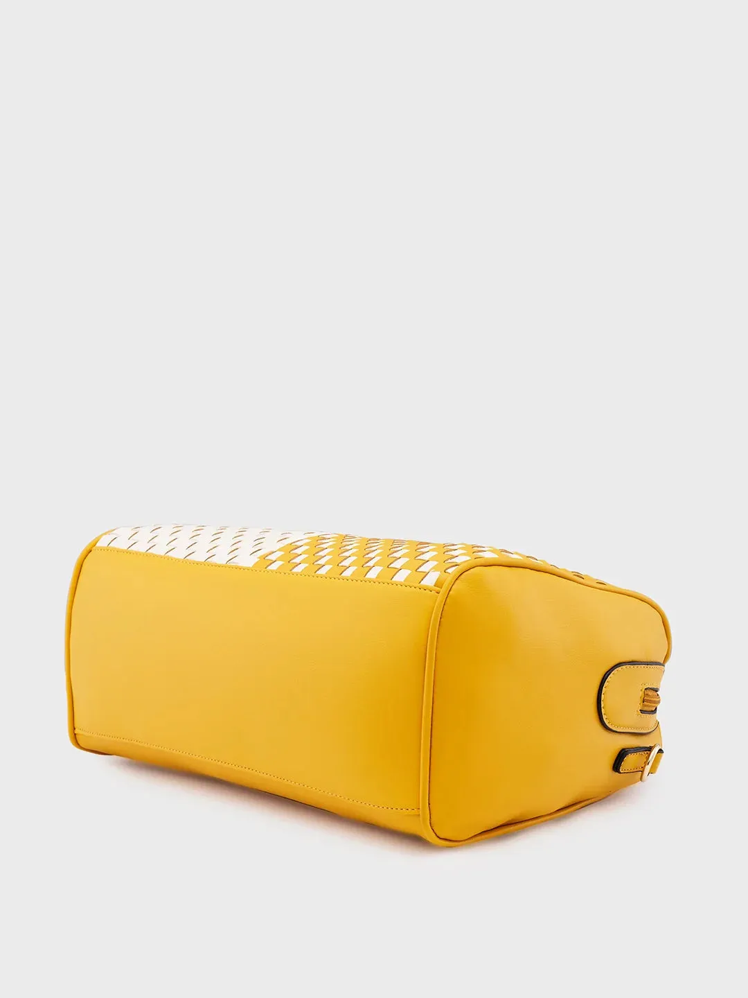 Caprese Aria Medium Mustard Satchel Bag