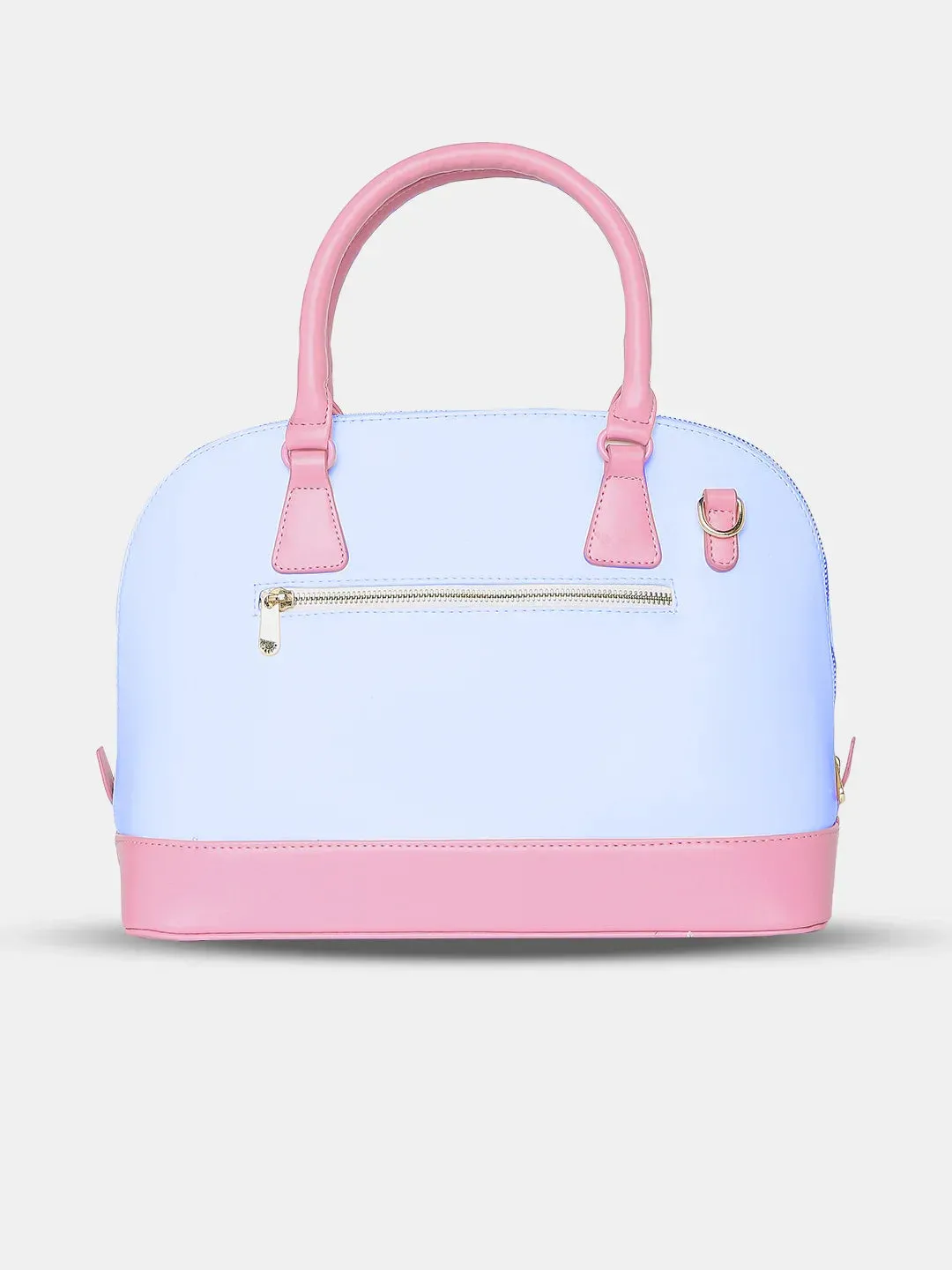 Caprese Aurora Medium Blue Satchel Bag