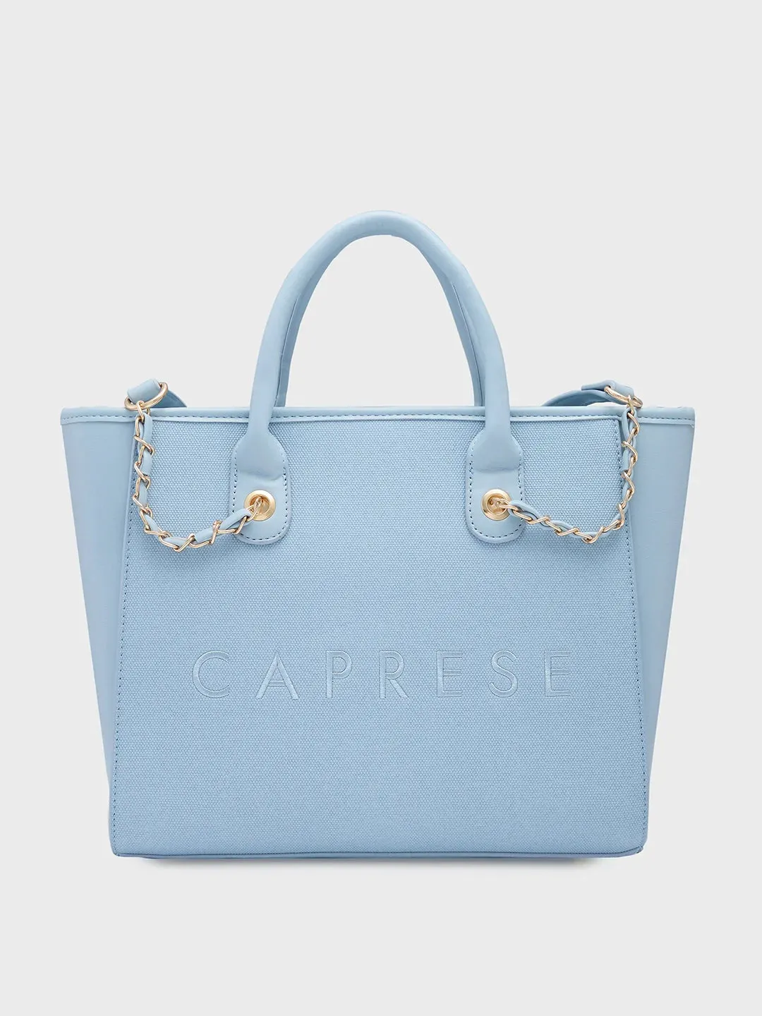Caprese Brooklyn Large Blue Tote Bag