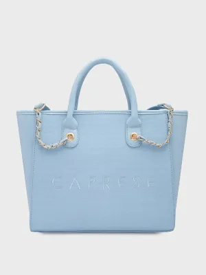 Caprese Brooklyn Large Blue Tote Bag