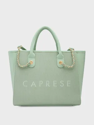 Caprese Brooklyn Large Green Tote Bag