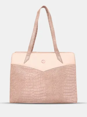 Caprese Cabo Large Blush Laptop Satchel Bag