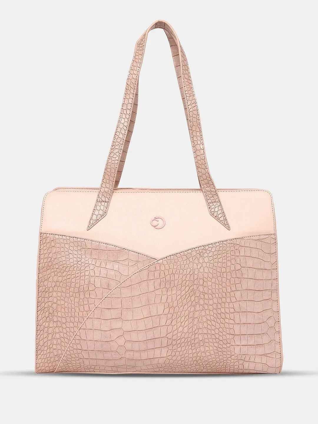 Caprese Cabo Large Blush Laptop Satchel Bag