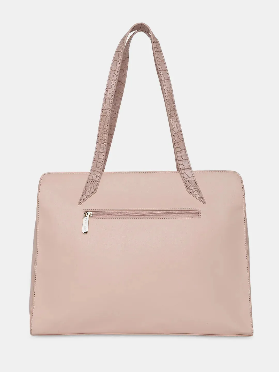 Caprese Cabo Large Blush Laptop Satchel Bag