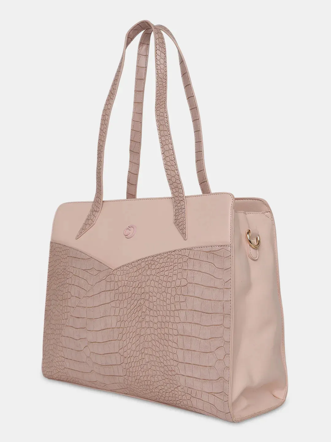Caprese Cabo Large Blush Laptop Satchel Bag