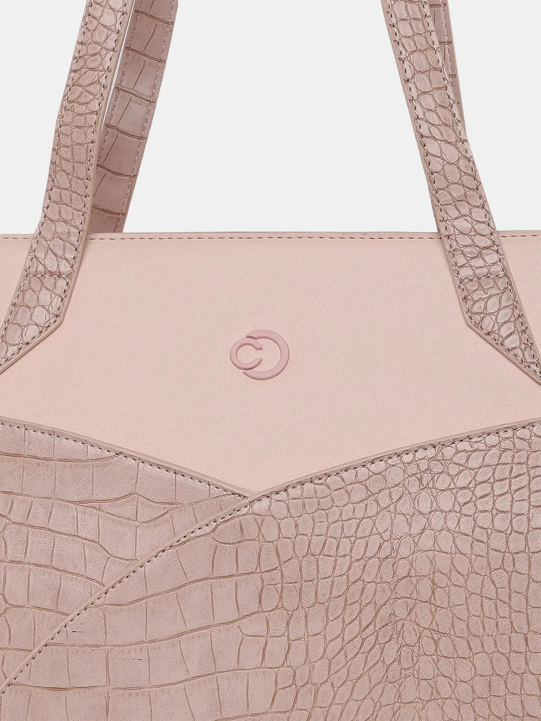 Caprese Cabo Large Blush Laptop Satchel Bag