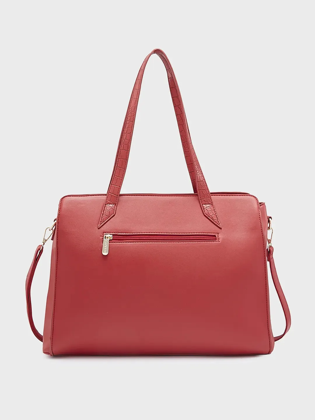 Caprese Cabo Satchel Large Red Laptop Bag