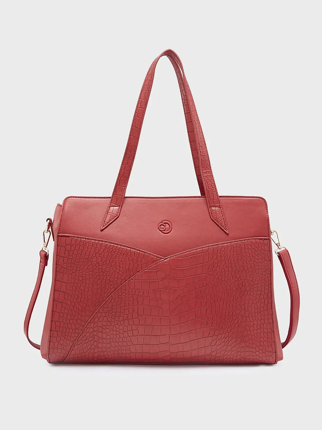 Caprese Cabo Satchel Large Red Laptop Bag