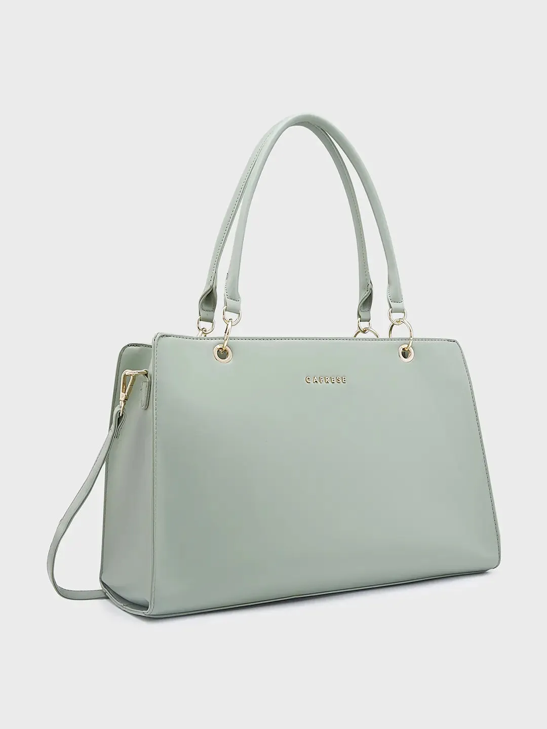 Caprese Capri Large Mint Laptop Satchel