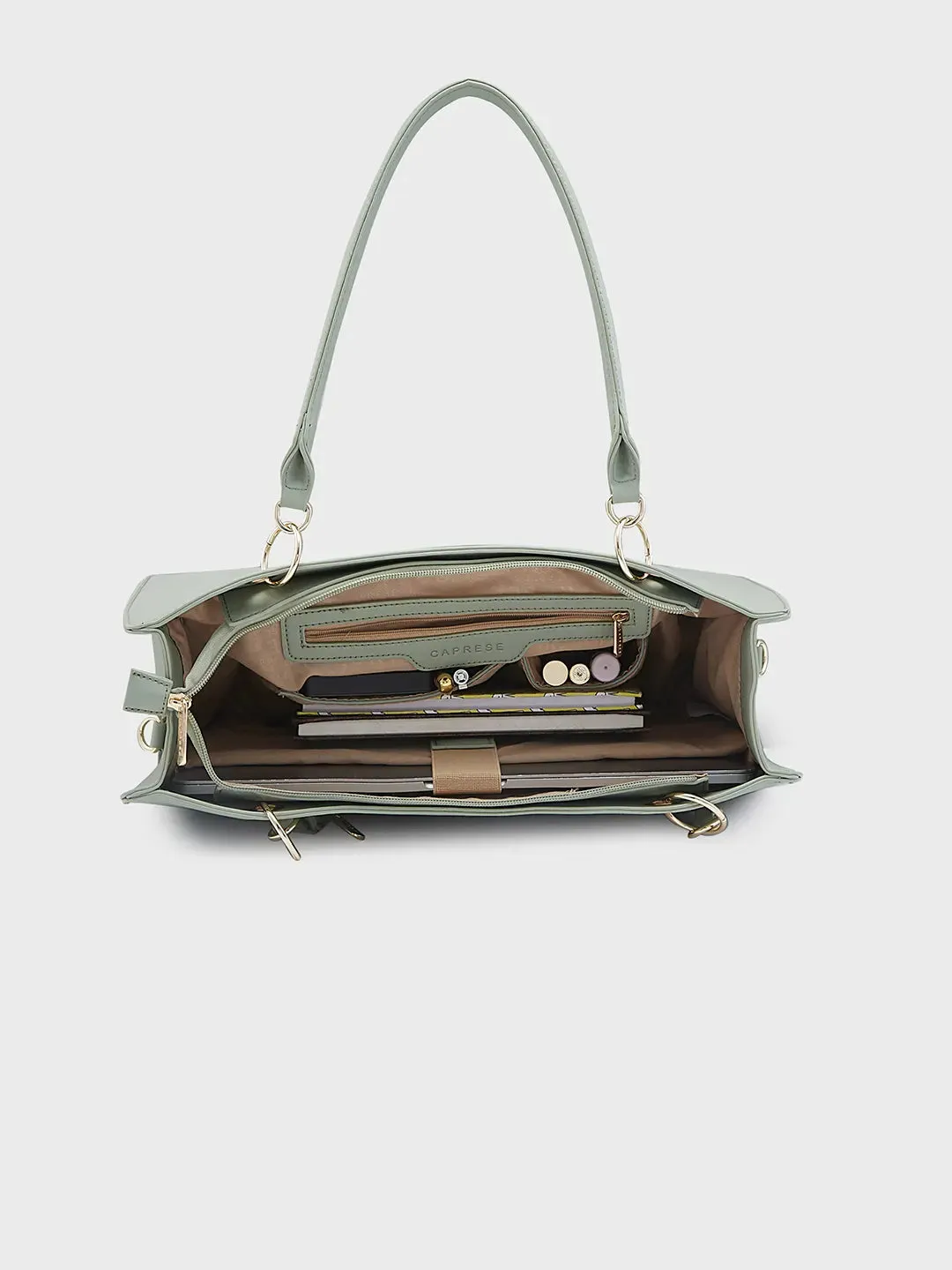 Caprese Capri Large Mint Laptop Satchel