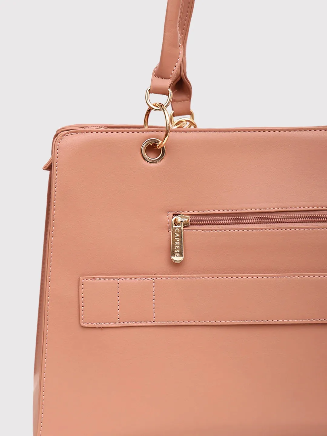 Caprese Capri Satchel Large Pink Laptop Bag