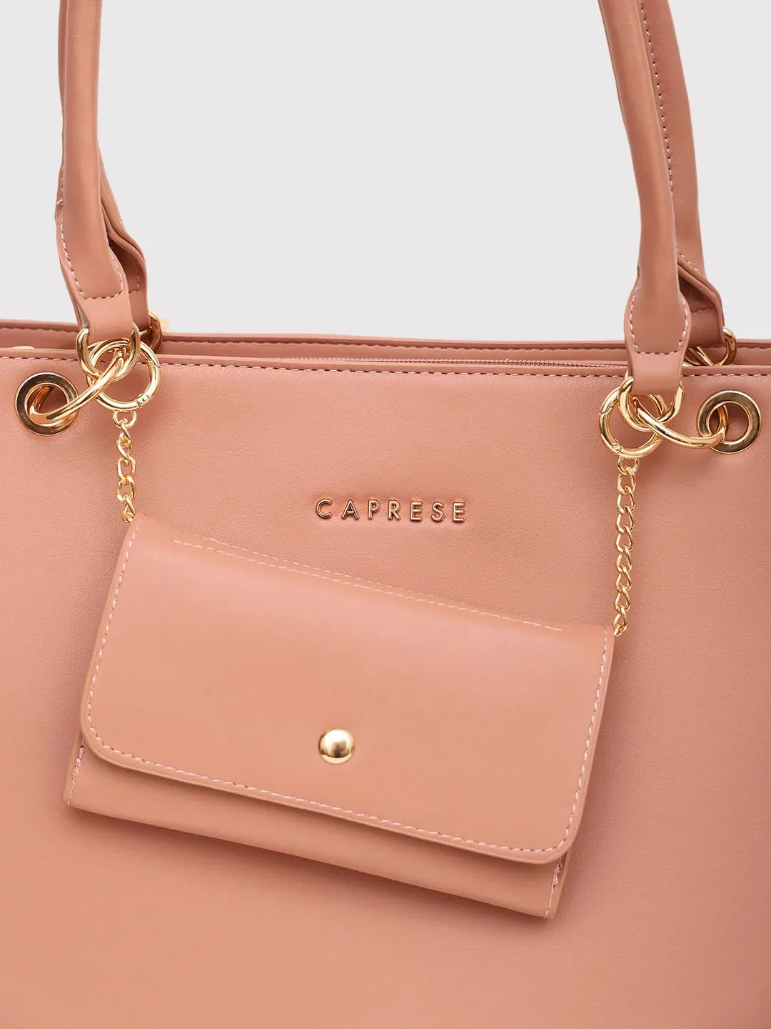 Caprese Capri Satchel Large Pink Laptop Bag