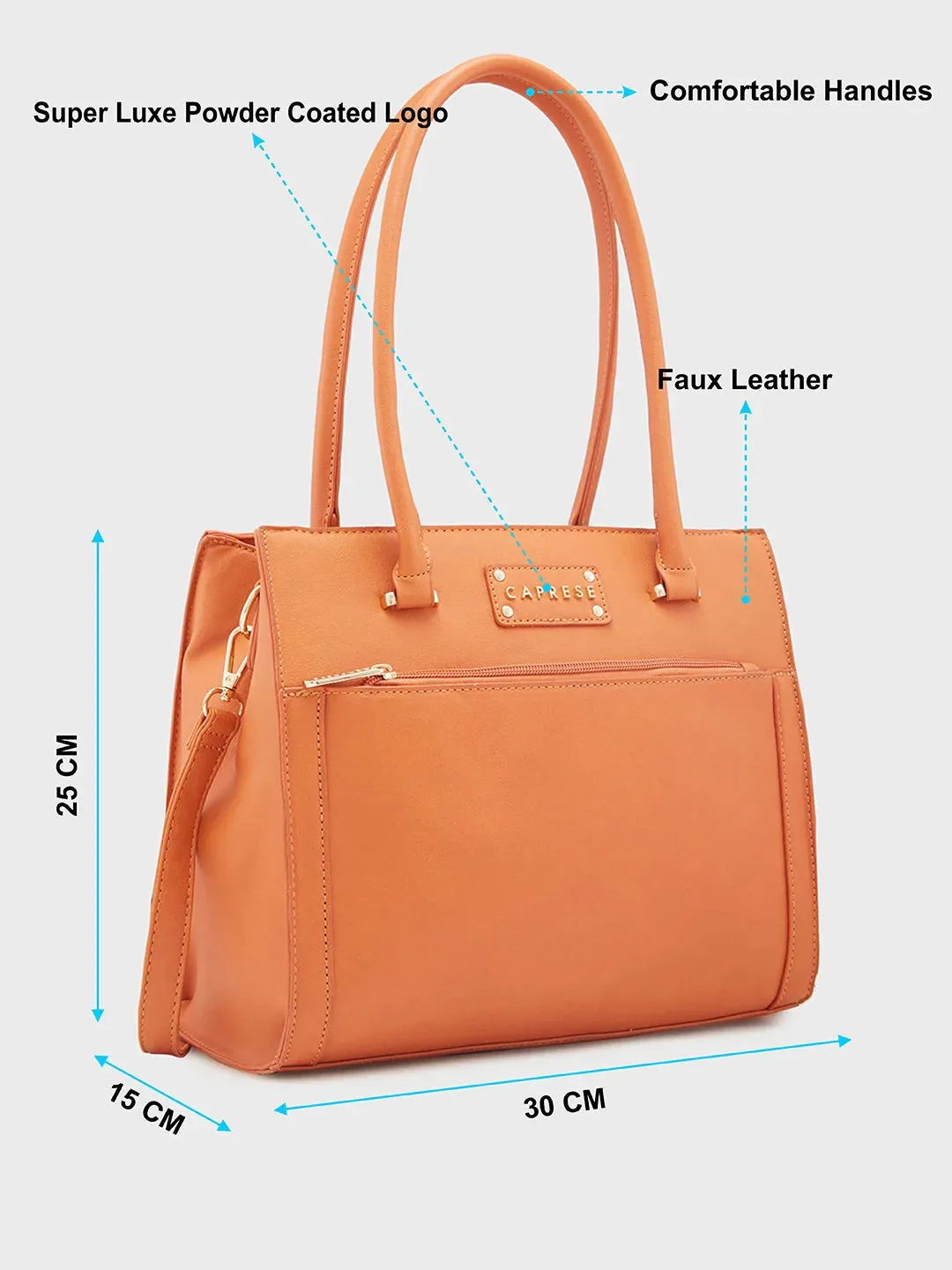 Caprese Dakota Medium Terra Satchel Bag