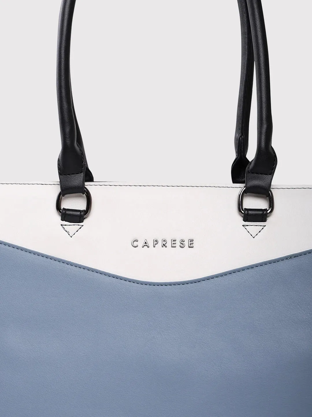 Caprese Rome Large Blue Laptop Satchel Bag