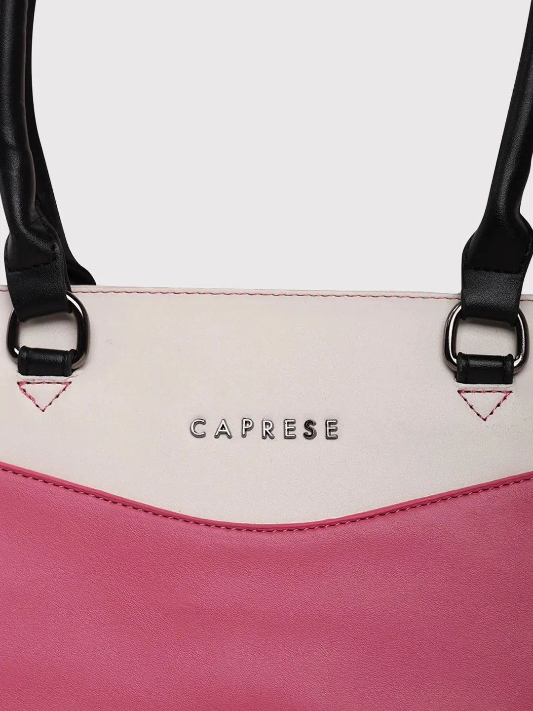 Caprese Rome Large Flamingo Laptop Satchel Bag