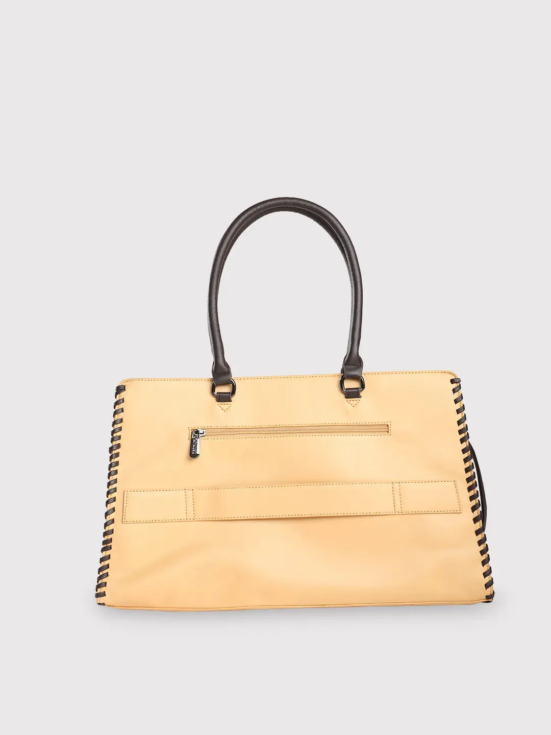 Caprese Rome Large Yellow Laptop Satchel Bag