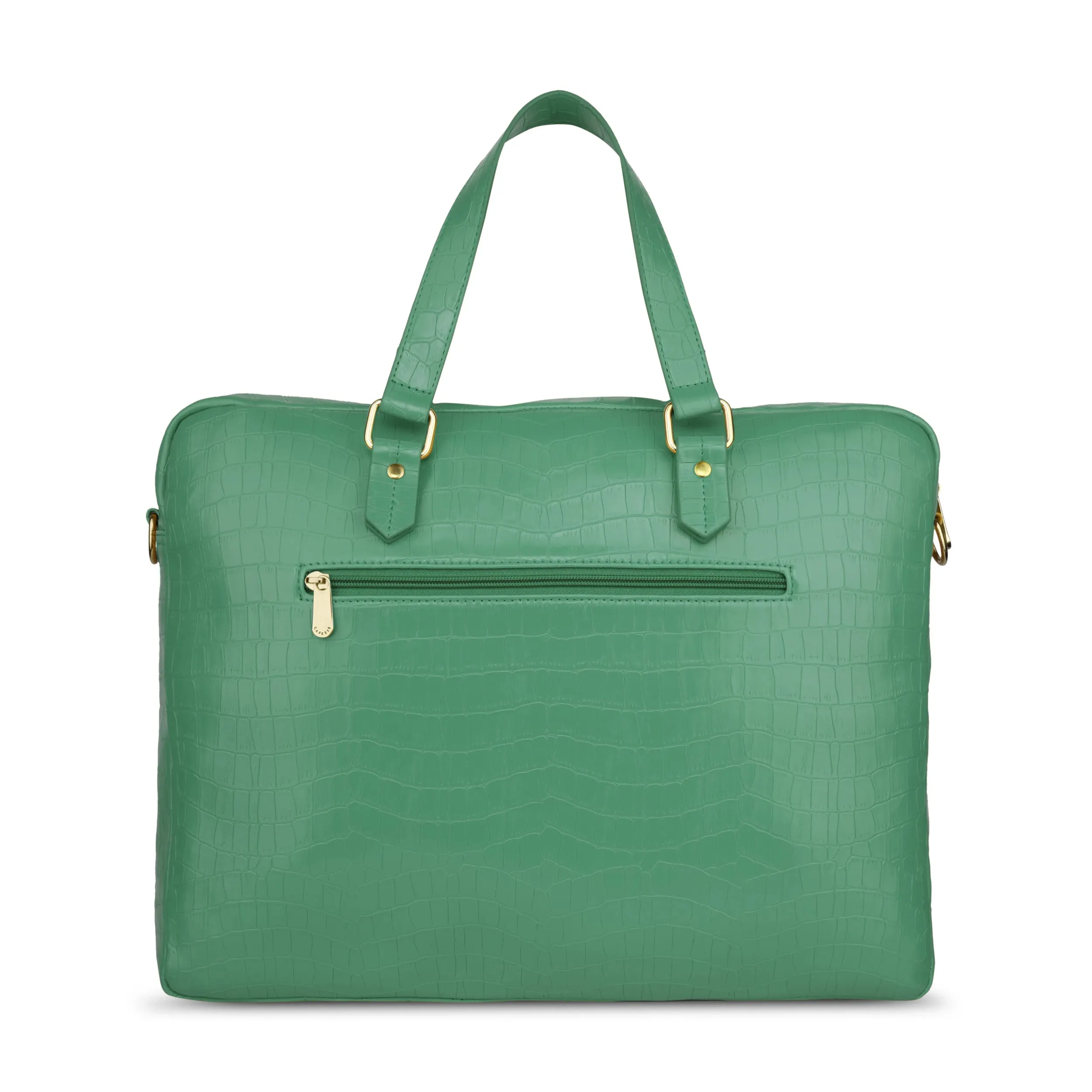 Caprese Rylee Large Green Satchel Bag