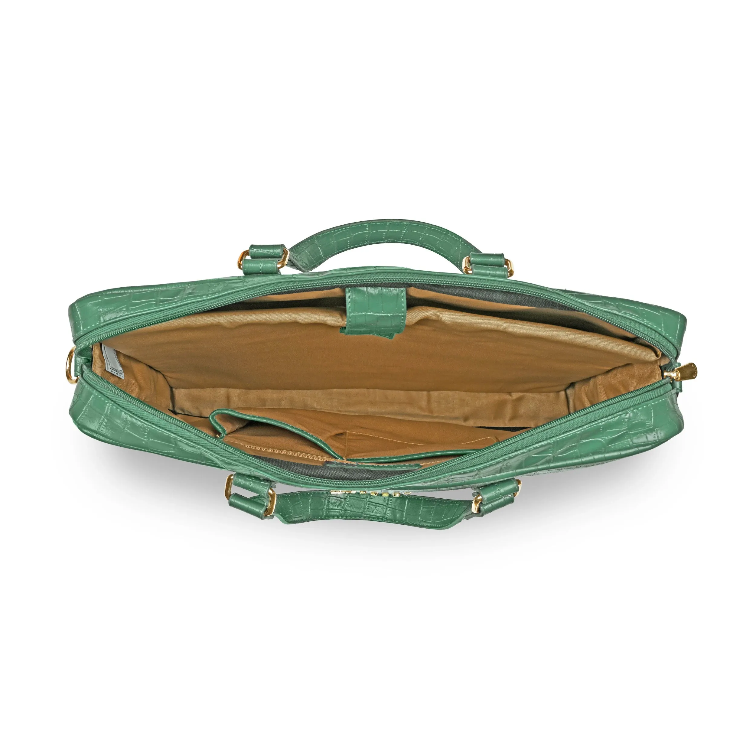 Caprese Rylee Large Green Satchel Bag