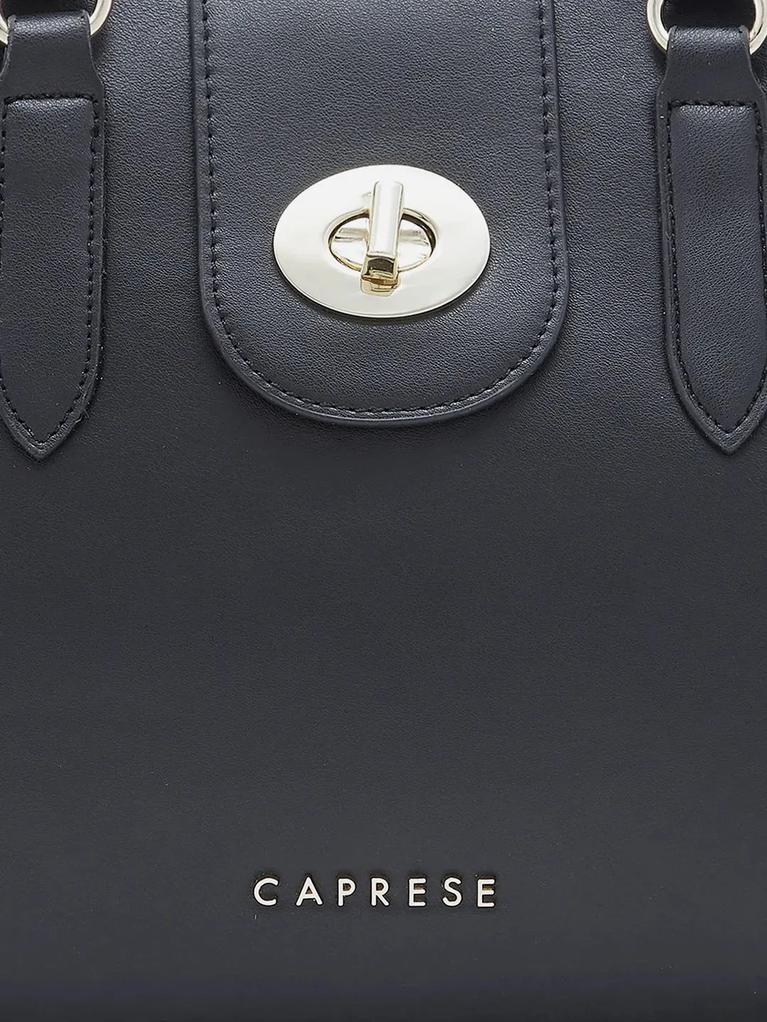 Caprese Sabrina Medium Black Satchel Bag