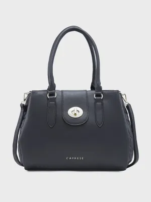 Caprese Sabrina Medium Black Satchel Bag