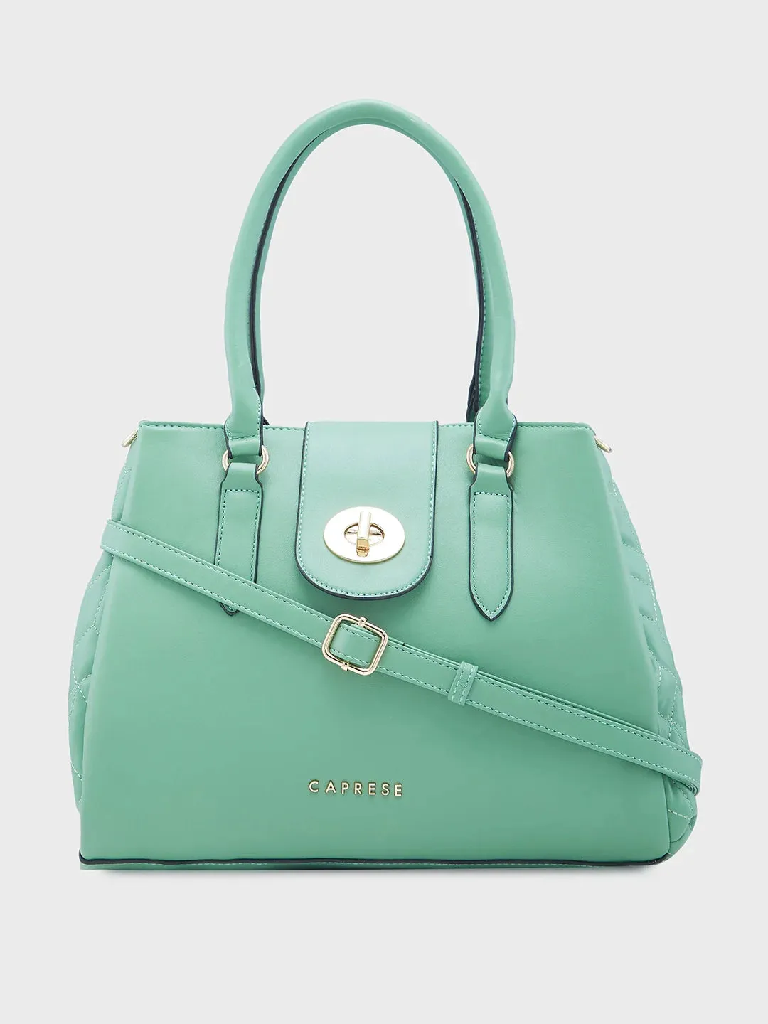 Caprese Sabrina Medium Mint Satchel Bag
