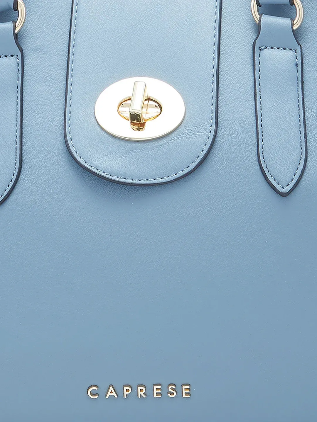 Caprese Sabrina Medium Powder Blue Satchel Bag