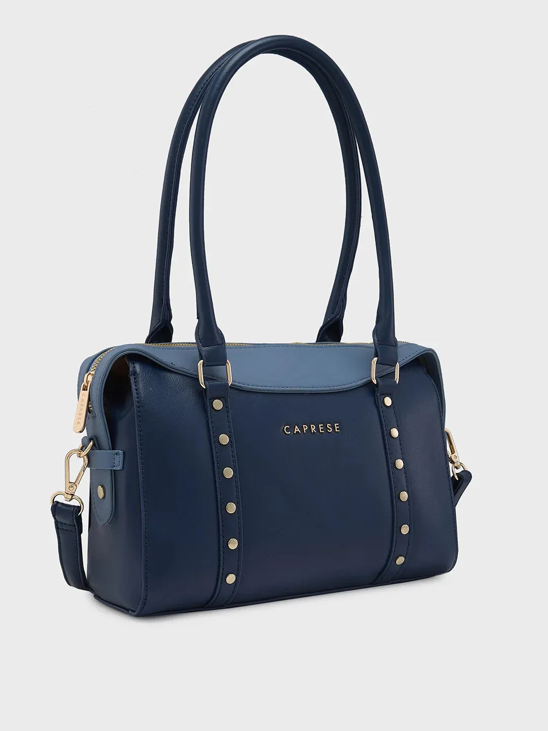 Caprese Shelby Small Powder Blue Satchel Bag