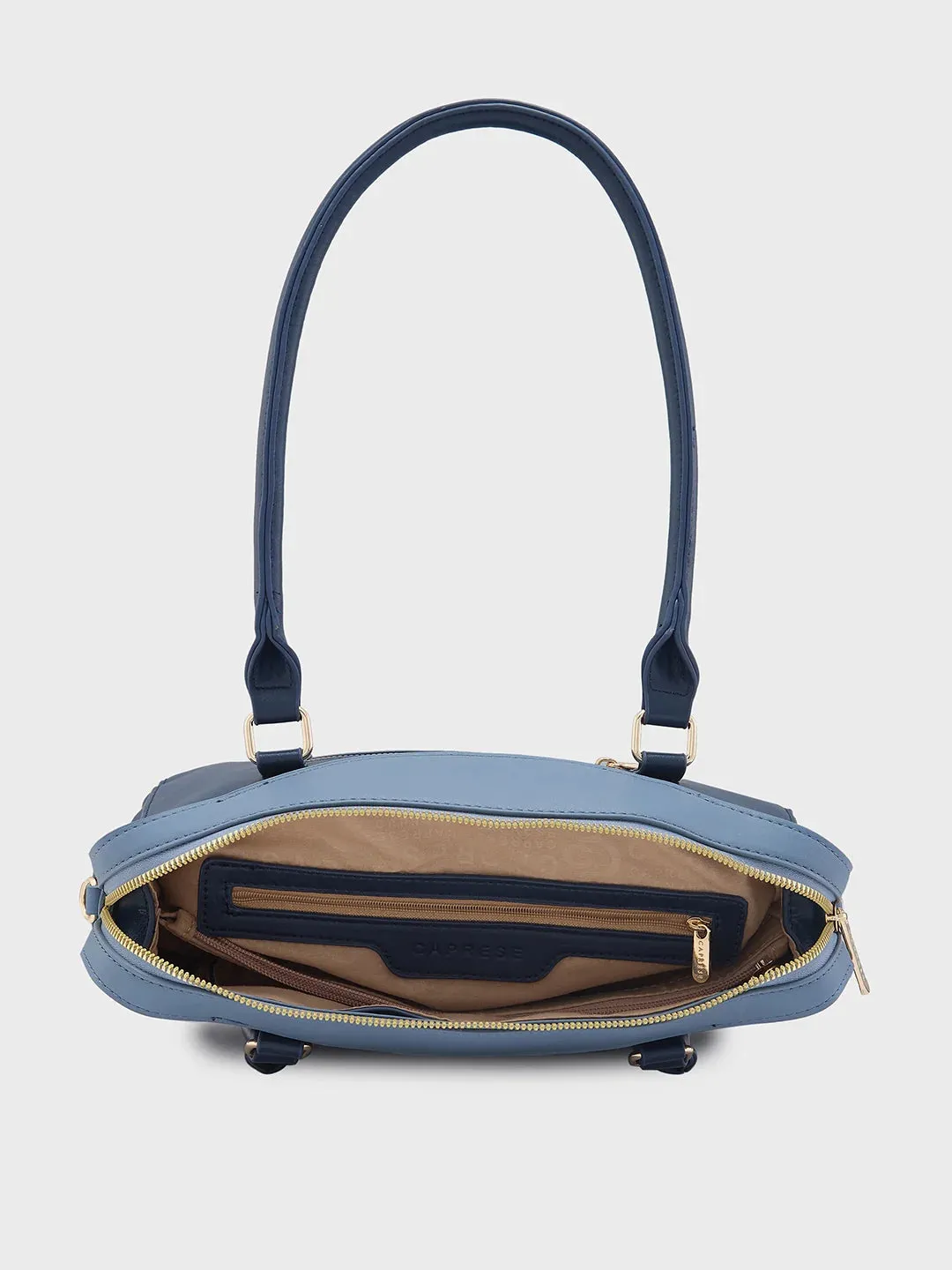 Caprese Shelby Small Powder Blue Satchel Bag