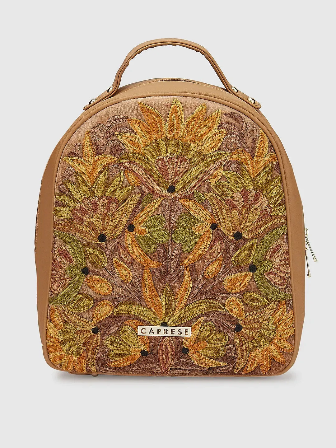 Caprese Tresna Medium Fawn Backpack