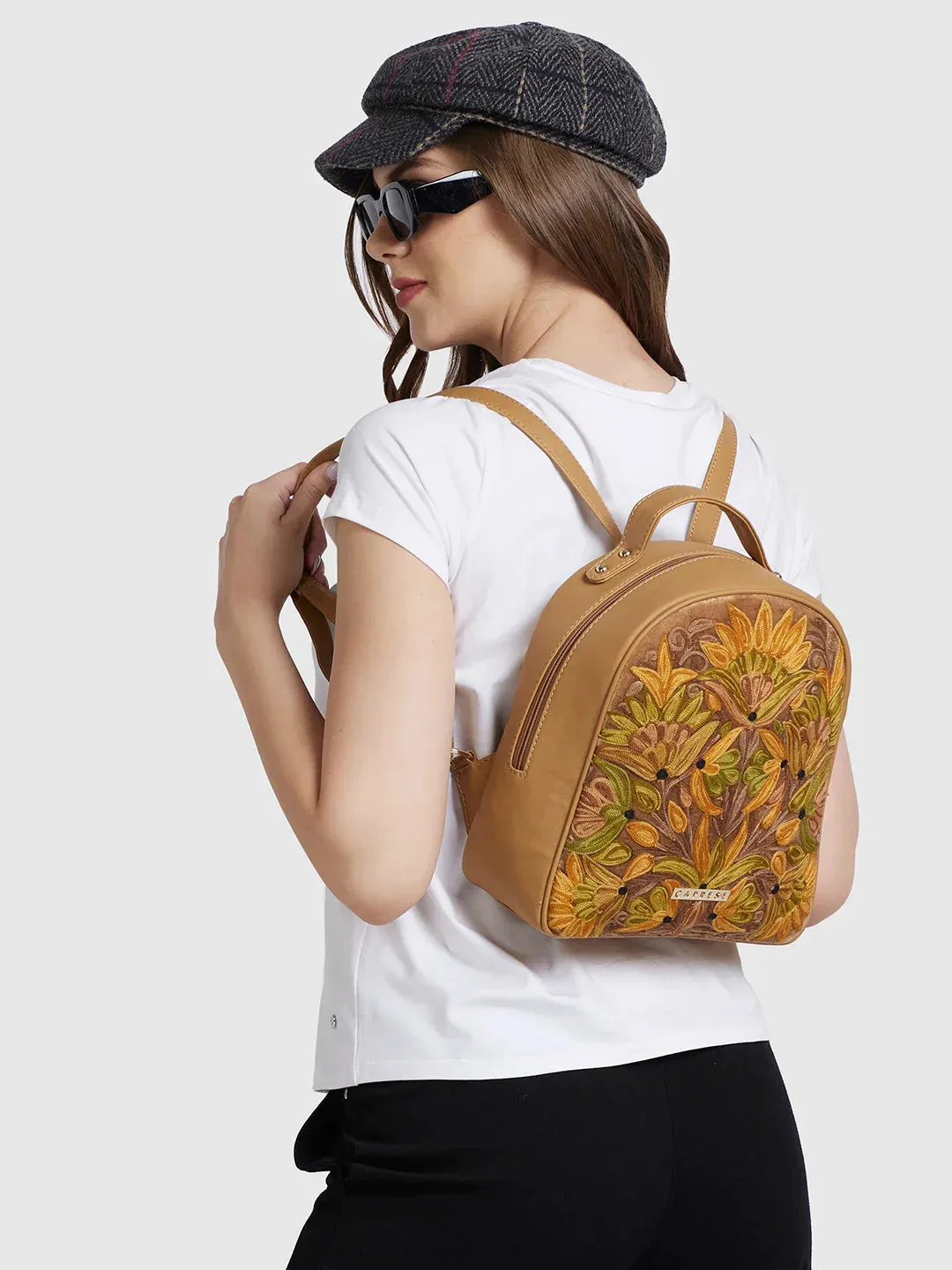 Caprese Tresna Medium Fawn Backpack