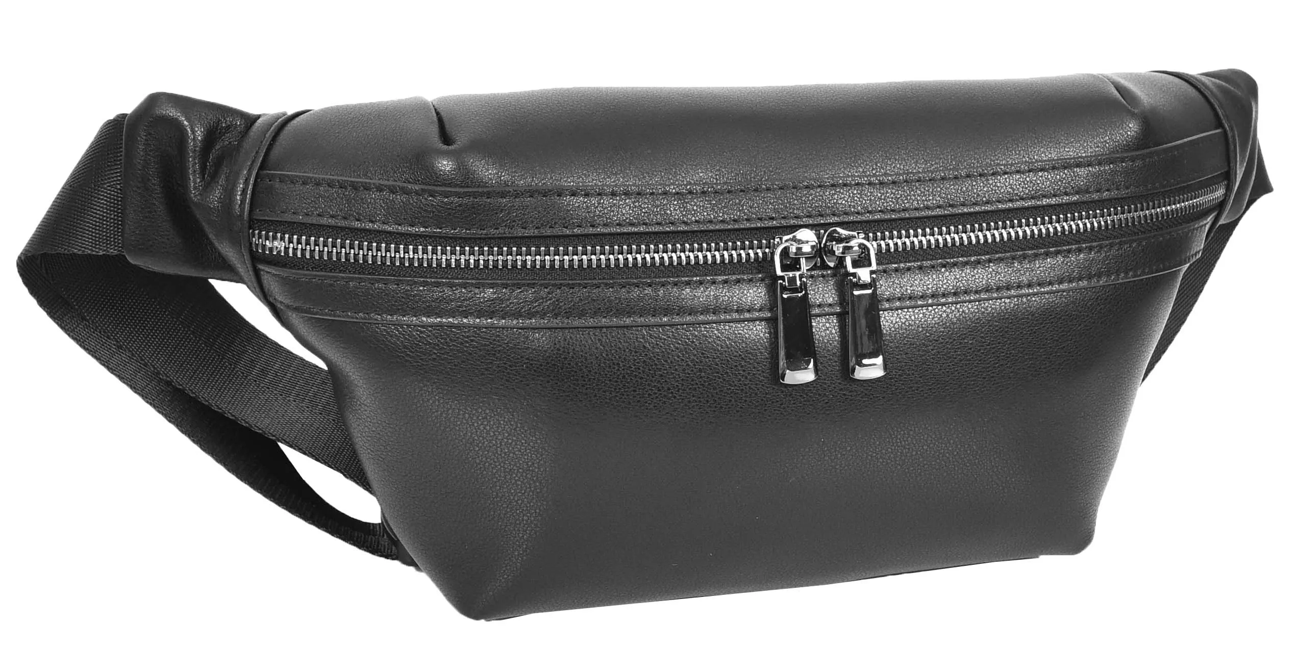 Cargoclip Genuine Leather Waist pack Bum Organiser Bag Black