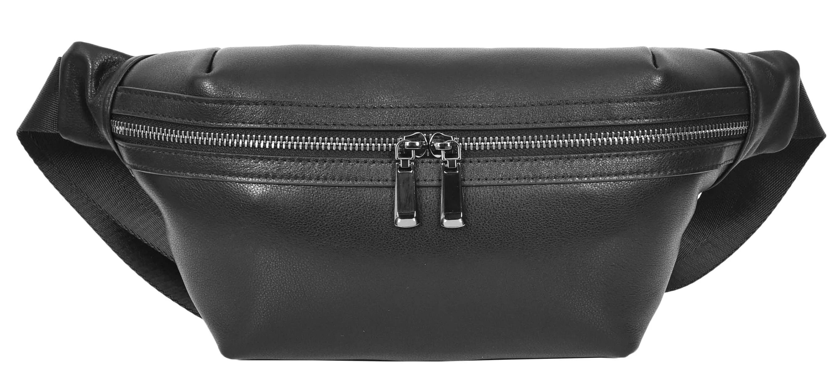 Cargoclip Genuine Leather Waist pack Bum Organiser Bag Black