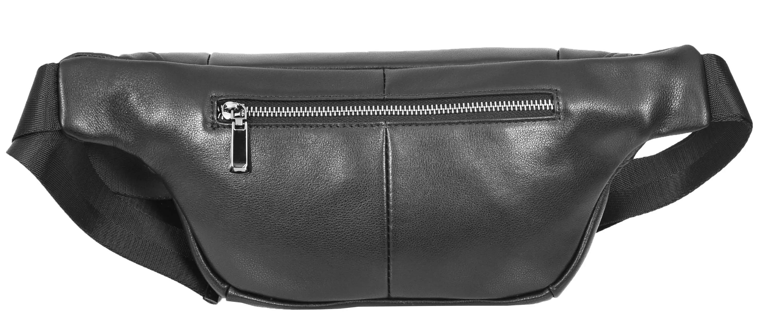 Cargoclip Genuine Leather Waist pack Bum Organiser Bag Black