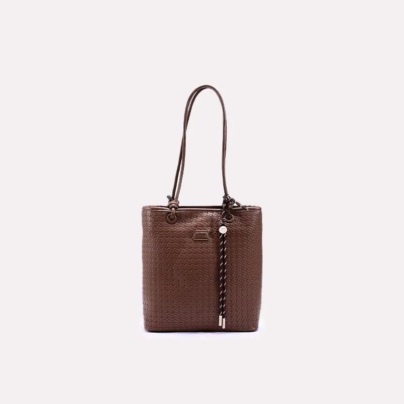 Carmine Brown Casual Shoulder Bags  0331195