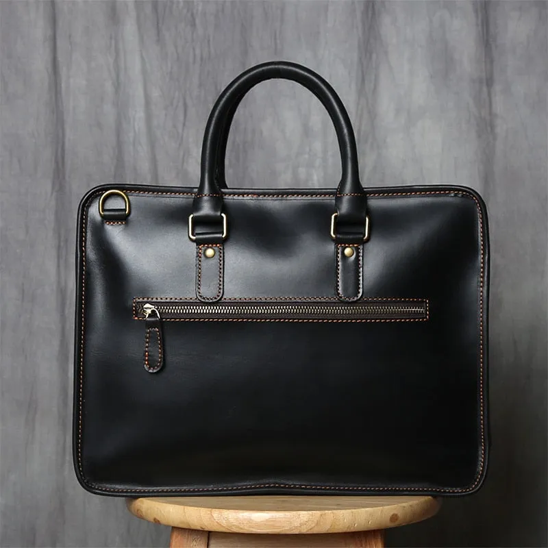 Carrington Office Briefcase Document & Laptop Case, Leather, 14 inches