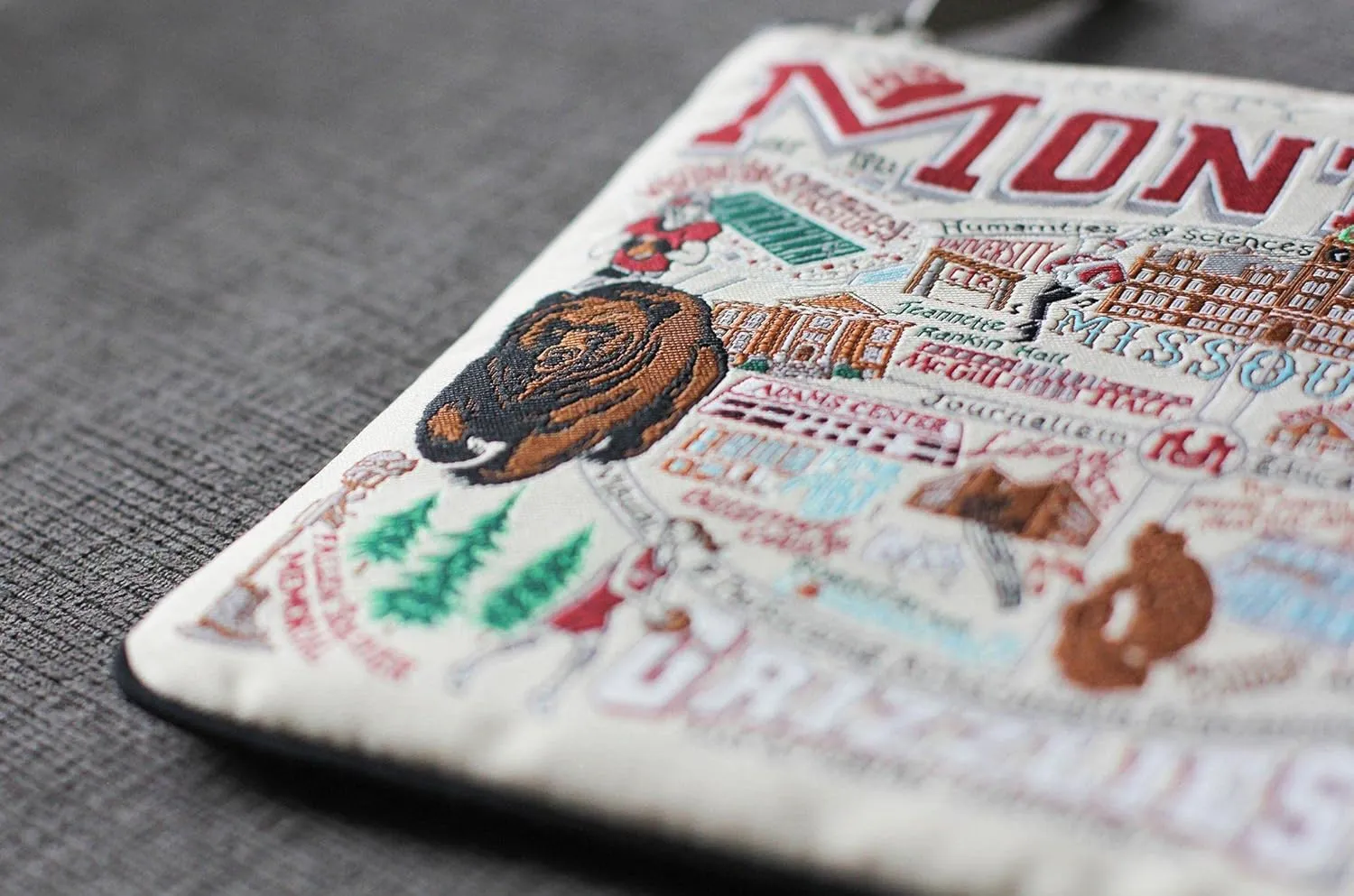 catstudio University Of Montana Collegiate Zipper Pouch Purse | Holds Your Phone, Coins, Makeup, Dog Treats, & Tech Tools