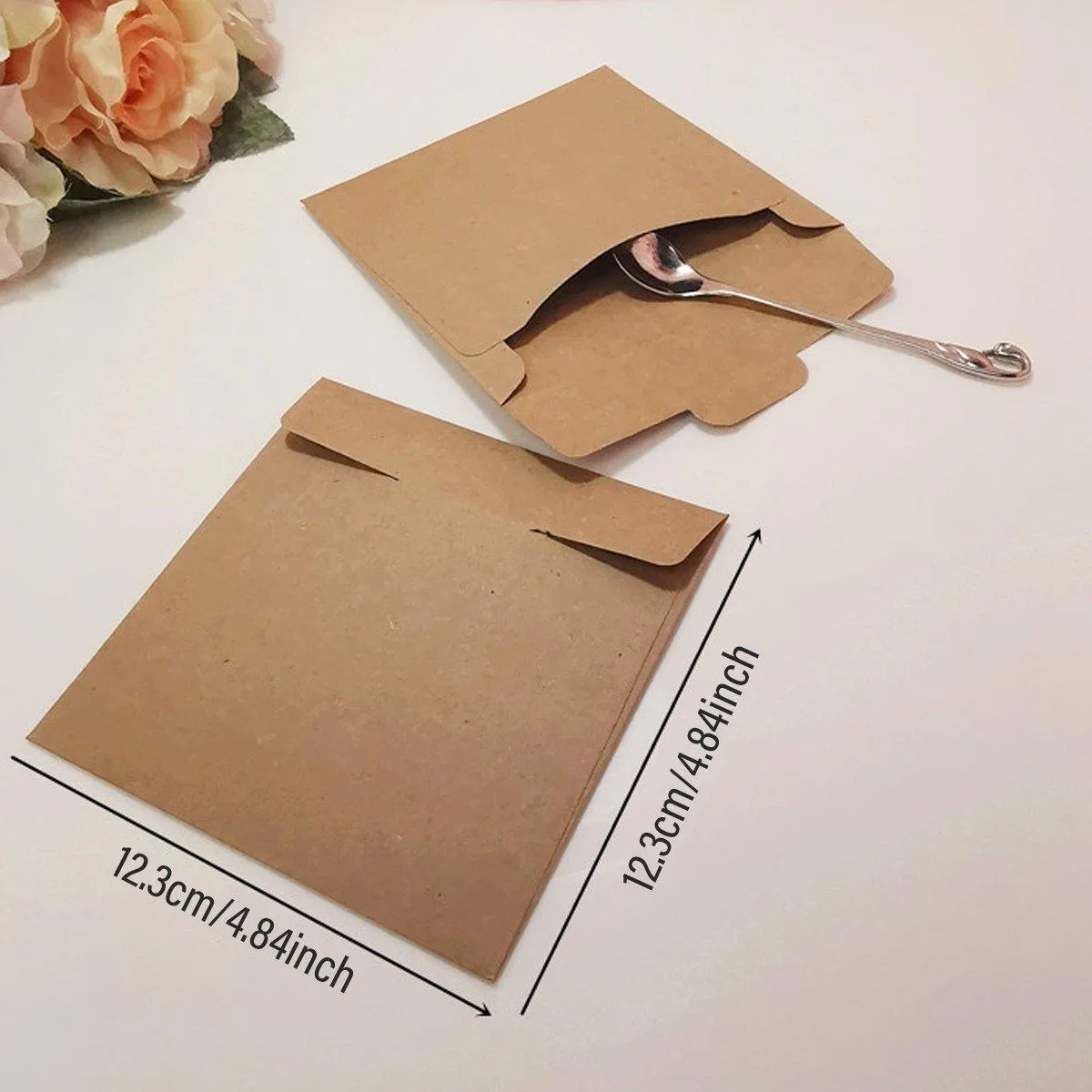 CD DVD Paper Sleeves Kraft Paper Paper Cases 50PCS