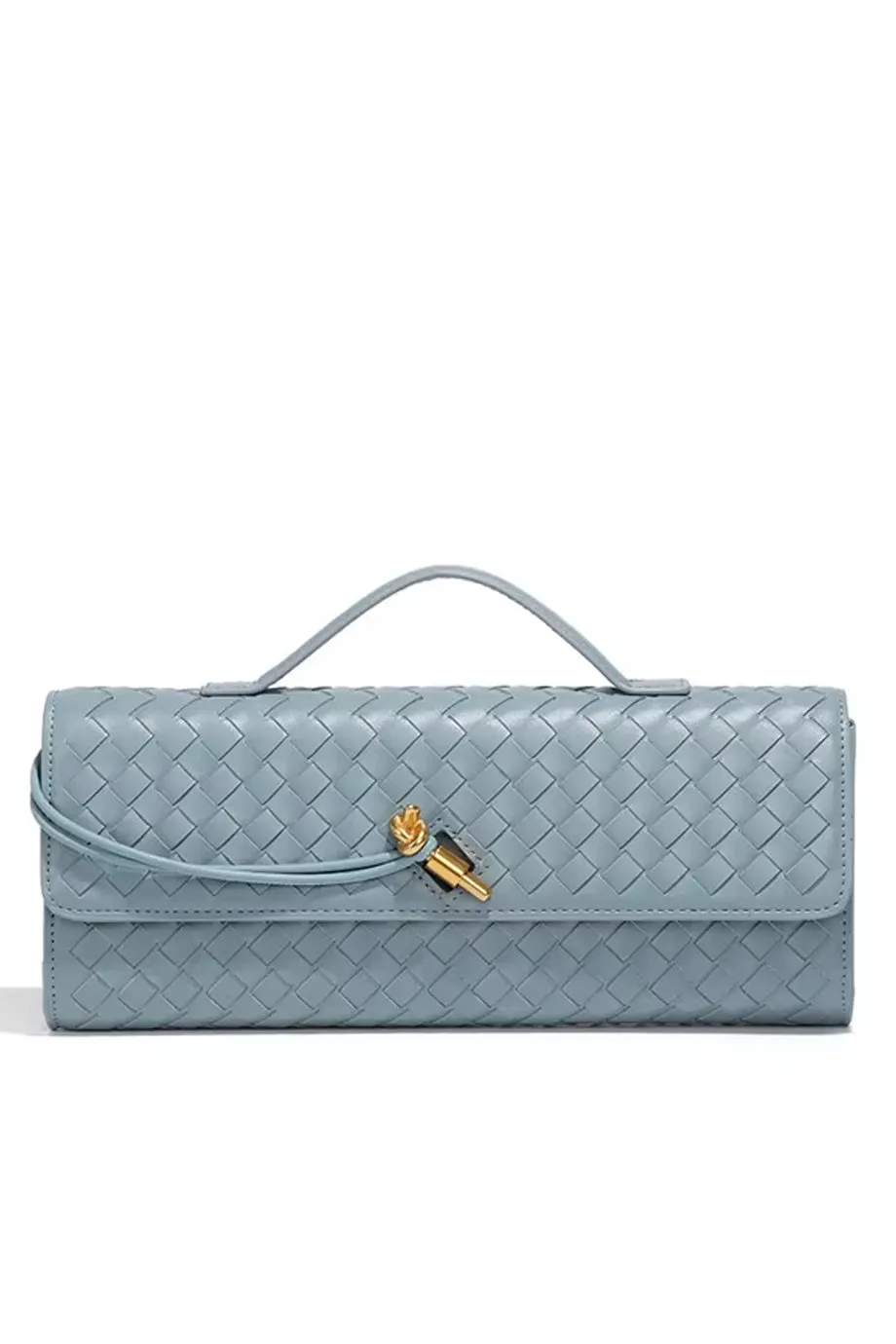 Charisma Πλεκτή Μίνι Τσάντα Baquette Clutch