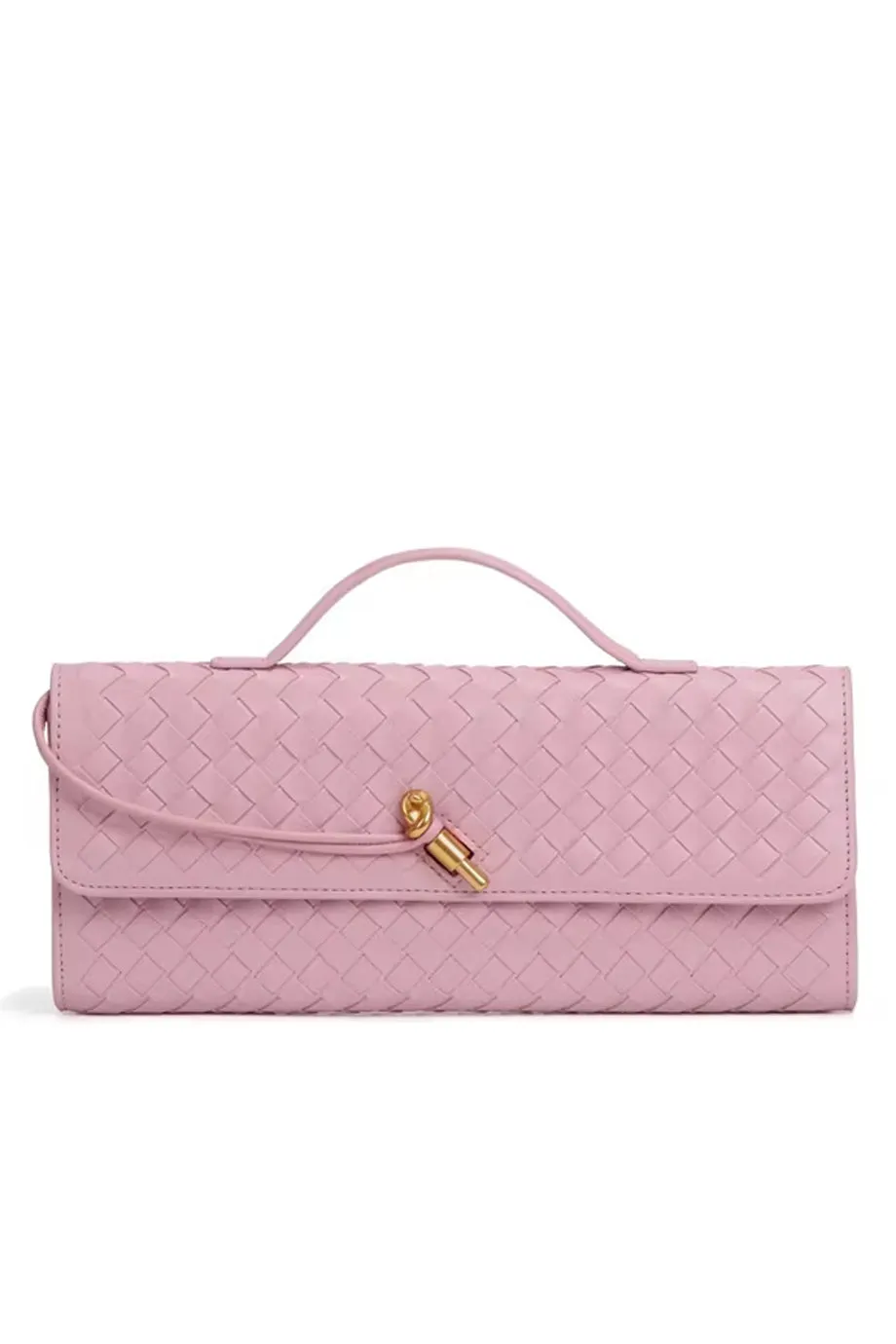 Charisma Πλεκτή Μίνι Τσάντα Baquette Clutch