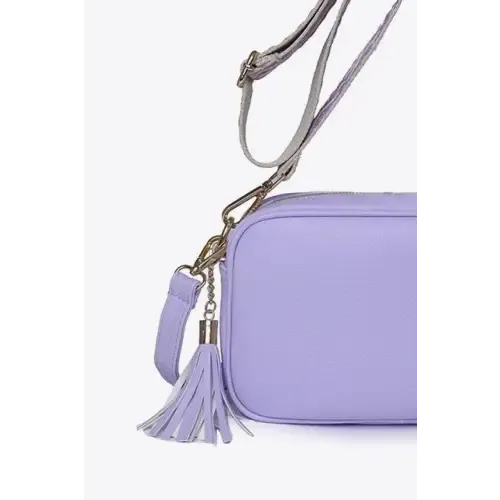 Chic Leather Tassel Crossbody Bag for Stylish Adventures