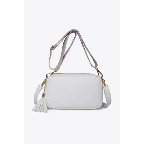Chic Leather Tassel Crossbody Bag for Stylish Adventures
