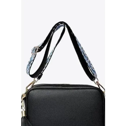 Chic Leather Tassel Crossbody Bag for Stylish Adventures