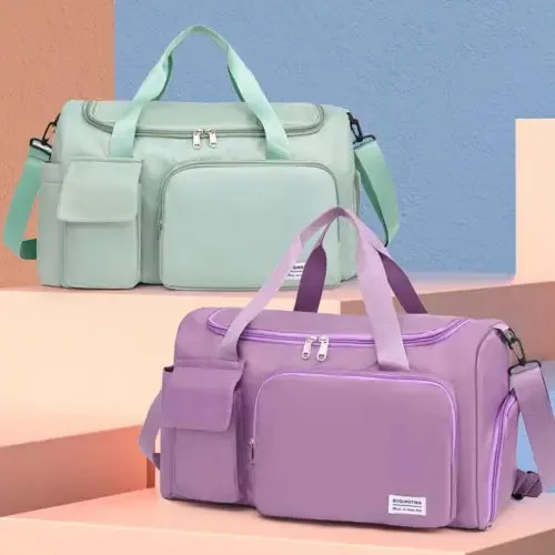 Chic Pastel Travel Bags