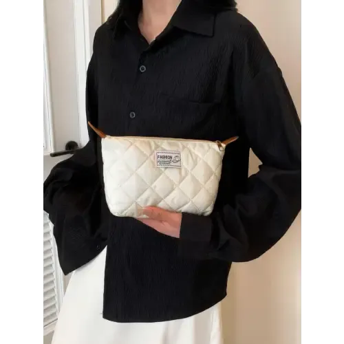 Chic Solid Quilted Clutch Set for a Stylish Touch