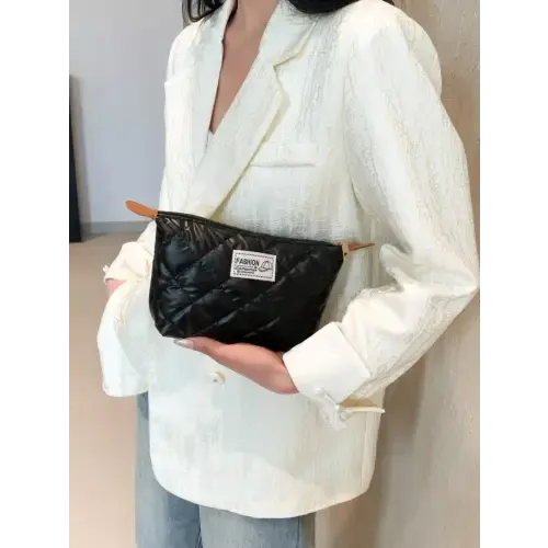 Chic Solid Quilted Clutch Set for a Stylish Touch