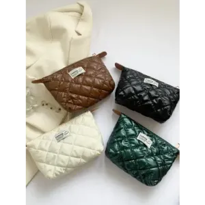 Chic Solid Quilted Clutch Set for a Stylish Touch