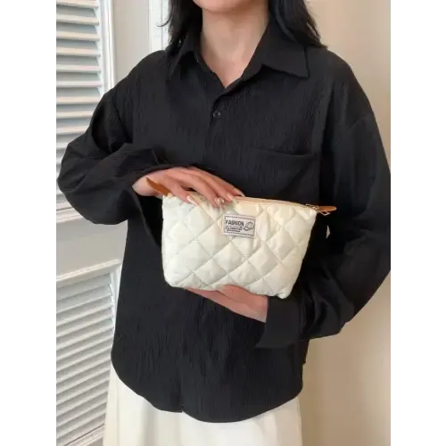 Chic Solid Quilted Clutch Set for a Stylish Touch